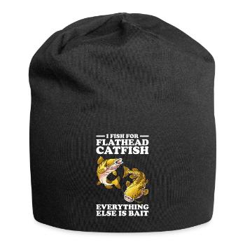 Catfish Angler Catfish Catfishing Catfish Fishing - Jersey Beanie - black - Front