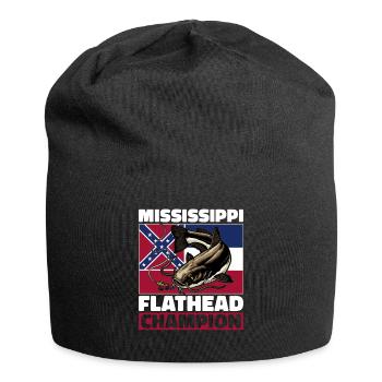 Catfish Angler Catfish Catfishing Catfish Fishing - Jersey Beanie - black - Front