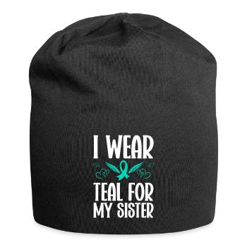 Sensibilisation à la prévention de la toxicomanie Toxicomanie - Bonnet en jersey - noir - Devant