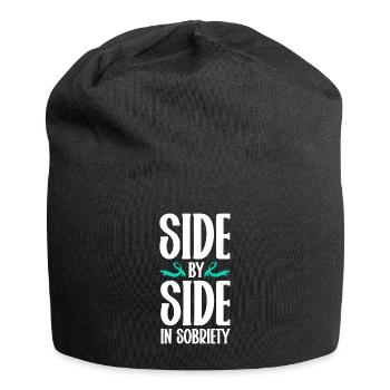 Sensibilisation à la prévention de la toxicomanie Toxicomanie - Bonnet en jersey - noir - Devant