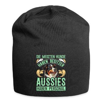 AUSSIES HAVE STAFF MOST DOGS HAVE - Jersey Beanie - black - Front