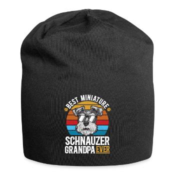 Schnauzer nain Chien Schnauzer - Bonnet en jersey - noir - Devant