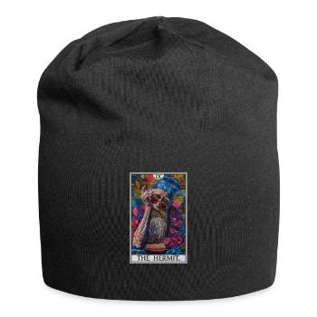 Cartes de tarot Carte de tarot L’Ermite L’Ermite - Bonnet en jersey - noir - Devant