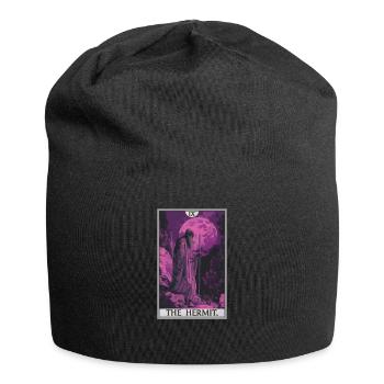 Tarot Cards Tarot Card The Hermit The Hermit - Jersey Beanie - black - Front