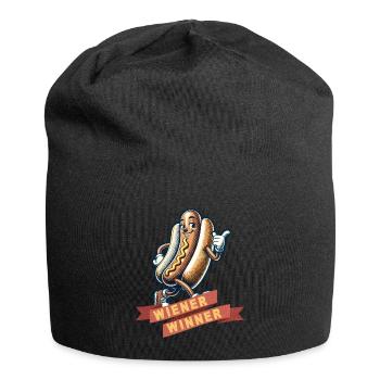 Wiener Winner 4th Of July Memorial Day - Jersey Beanie - black - Front