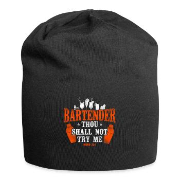 Barman Mixologue Barman - Bonnet en jersey - noir - Devant