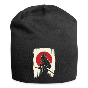 Samurai Ronin Schwertkampf Krieger Geschenk - Jersey-Beanie - Schwarz - Vorne