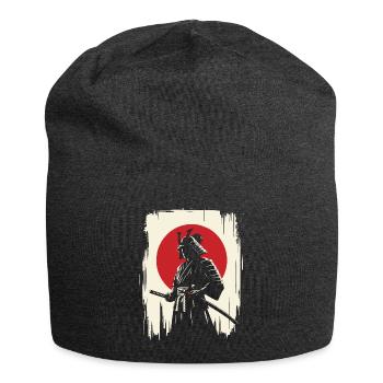 Samouraï Ronin épée guerrier de combat cadeau - Bonnet en jersey - charbon - Devant