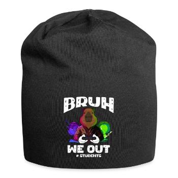 Tenue pour les étudiants, amusante pour les jours d’école et les joueurs - Bonnet en jersey - noir - Devant