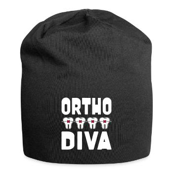 Braces orthodontist - Jersey Beanie - black - Front