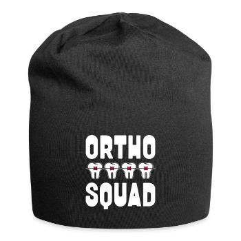 Braces orthodontist - Jersey Beanie - black - Front