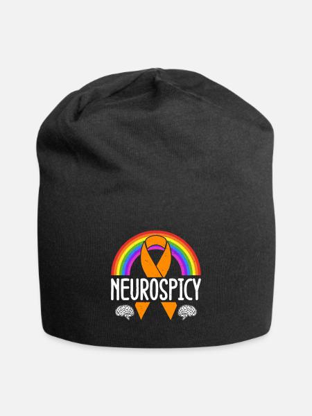 Neurodiversität Neurodivers Autismus Adhs - Jersey-Beanie - Schwarz