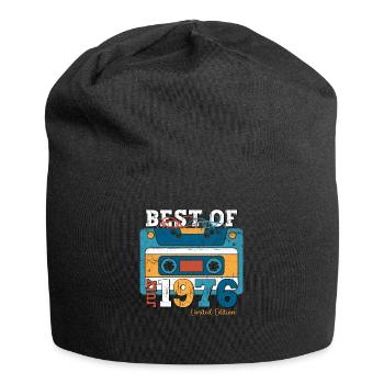 Cassette 48ème anniversaire Juillet 1976 Millésime 1976 - Bonnet en jersey - noir - Devant
