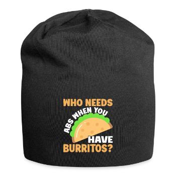 Burrito Gift - Jersey Beanie - black - Front