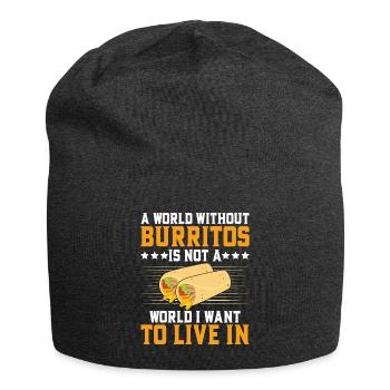 Burrito Gift - Jersey Beanie - charcoal grey - Front