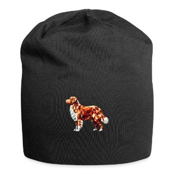 Geometric Art Nova Scotia Duck Tolling Retriever - Jersey Beanie - black - Front