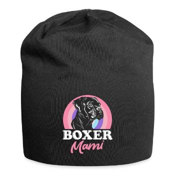 BOXER MAMI Propriétaire d’un chien boxer allemand - Bonnet en jersey - noir - Devant