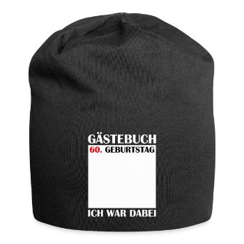 60e anniversaire femmes 60 ans hommes cadeau - Bonnet en jersey - noir - Devant