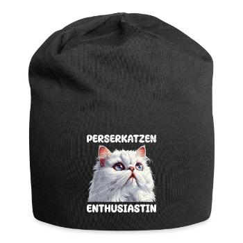Persian Cats Lover PERSIAN ENTHUSIAST - Jersey Beanie - black - Front