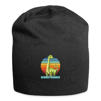 Benedictosaurus Gift Idea for Benedict - Jersey Beanie - black - Front