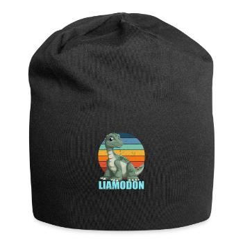 Liamodon Gift Idea for Liam - Jersey Beanie - black - Front