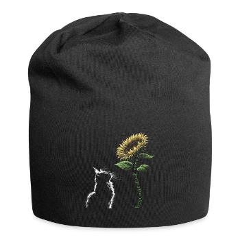 Meilleur papa chat de tous les temps - Bonnet en jersey - noir - Devant