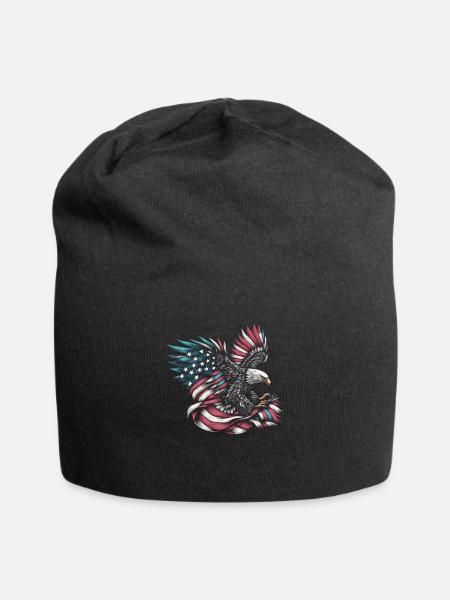Usa-flagge American Power 4. Juli - Jersey-Beanie - Schwarz