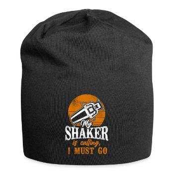 Bartender Mixologist My Shaker Is - Jersey Beanie - black - Front