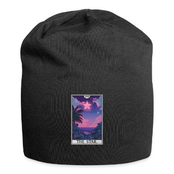 Cartes de tarot Carte de tarot L’étoile L’étoile - Bonnet en jersey - noir - Devant