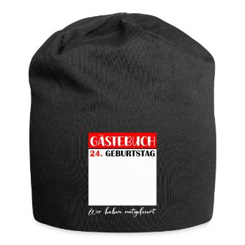 24e anniversaire femmes 24 ans hommes cadeau - Bonnet en jersey - noir - Devant