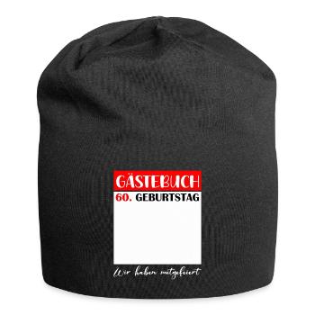 60e anniversaire femmes 60 ans hommes cadeau - Bonnet en jersey - noir - Devant