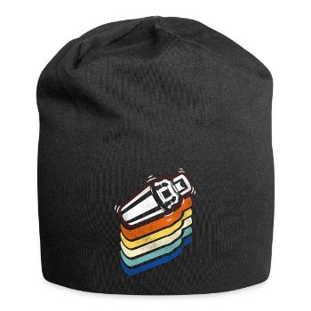 Barman Mixologue Rétro Vintage - Bonnet en jersey - noir - Devant