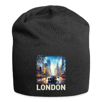 London - Jersey Beanie - black - Front