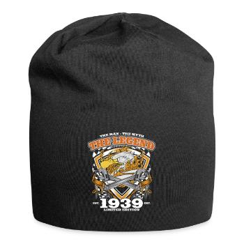 85th Birthday Original Vintage 1939 Craftsman - Jersey Beanie - black - Front