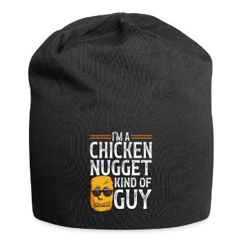 Nuggets de poulet Nuggets de poulet - Bonnet en jersey - noir - Devant