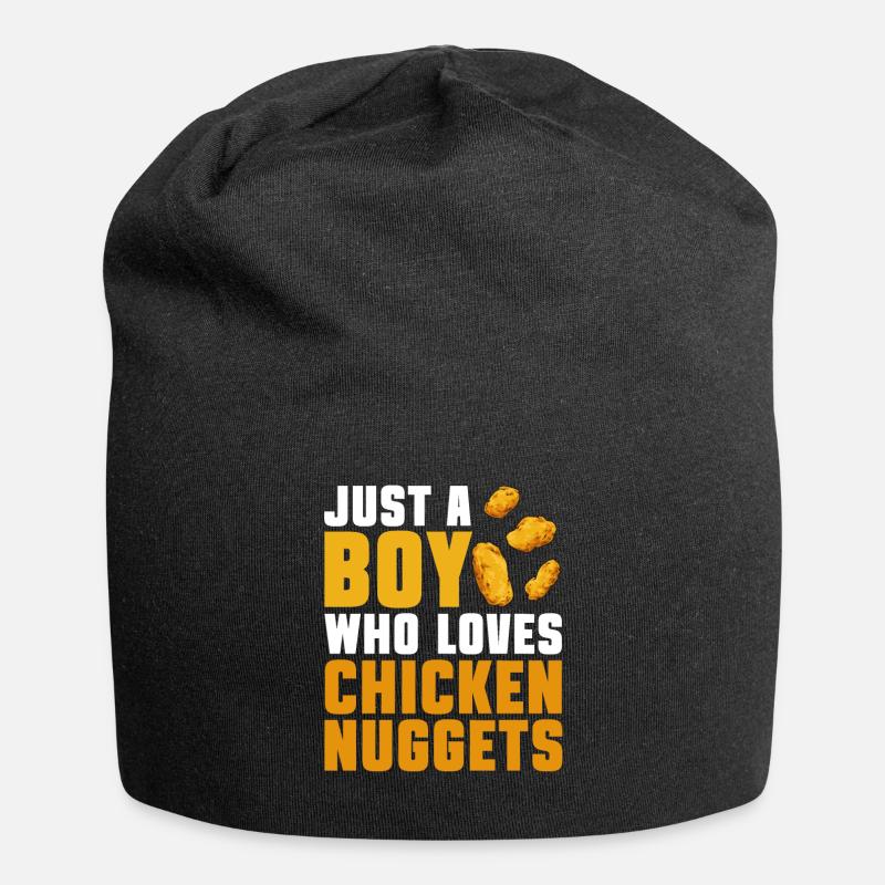 Nuggets de poulet Nuggets de poulet - Bonnet en jersey - noir
