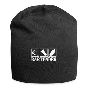 Bartender Mixologist Bartender - Jersey-Beanie - Schwarz - Vorne