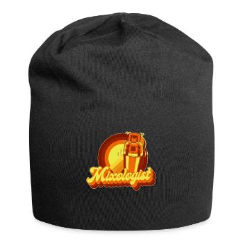 Barman Mixologue Rétro Vintage - Bonnet en jersey - noir - Devant