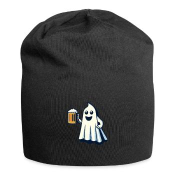 Drôle Boozing Ghost Halloween Party - Bonnet en jersey - noir - Devant