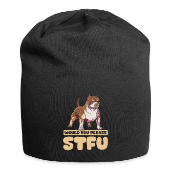 American Bully Stfu Would You Please Shut Up - Jersey Beanie - black - Front
