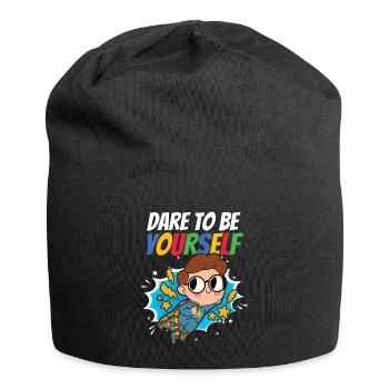 Autismus Awareness Day Autist Geschenk - Jersey-Beanie - Schwarz - Vorne