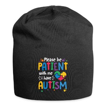 Autismus Awareness Day Autist Geschenk - Jersey-Beanie - Schwarz - Vorne