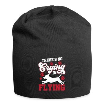 Flyball Canine Sport Agility Parcour Dog - Jersey-Beanie - Schwarz - Vorne