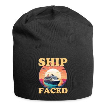 Kreuzfahrer Kreuzfahrtschiff Kreuzfahrt Geschenk - Jersey-Beanie - Schwarz - Vorne