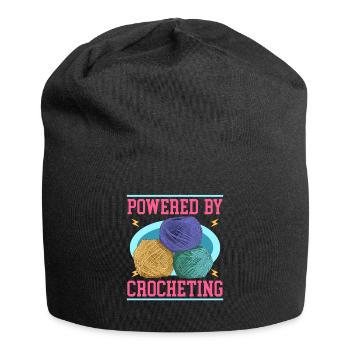 Crochet Crochet Crochet Crochet Fil Cadeau - Bonnet en jersey - noir - Devant