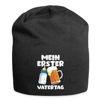 First Father's Day Soon Dad 1st Father's Day Future - Jersey Beanie - black - Front