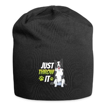 Flyball Canine Sport Agility Parcour Dog - Jersey-Beanie - Schwarz - Vorne
