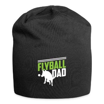 Flyball Canine Sport Agility Parcour Dog - Jersey-Beanie - Schwarz - Vorne