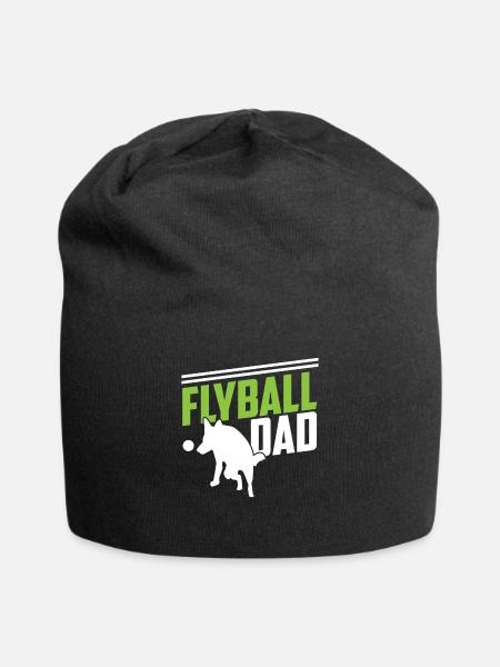 Flyball Canine Sport Agility Parcour Dog - Jersey Beanie - black
