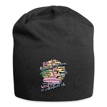 Party Flamingo 'Bin da kann los' Girls' Night Out - Jersey Beanie - black - Front